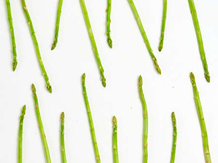 asparagus isolated on a white background