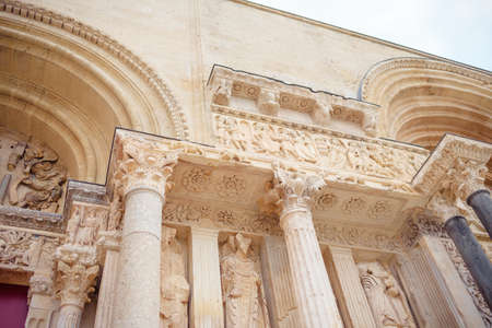 The Abbey of Saint-Gilles, monastery in Saint-Gillesの写真素材
