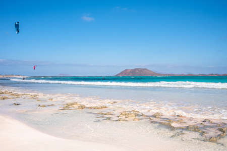 Northern Fuerteventura, Corralejo Flag beachの写真素材