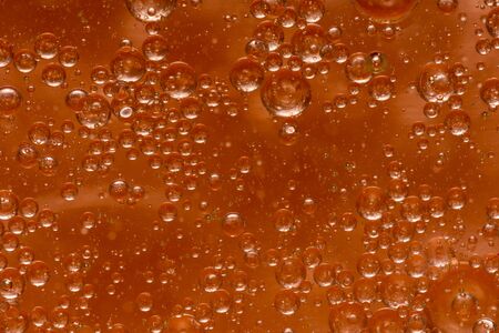 World of bubbles - Orangeの写真素材