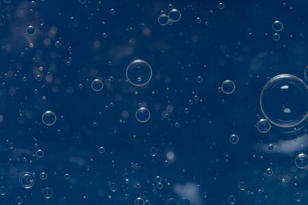 World of bubbles - Blueの写真素材
