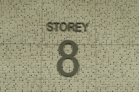 8th Storey Signの写真素材