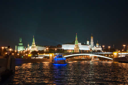 moscow city lightの写真素材