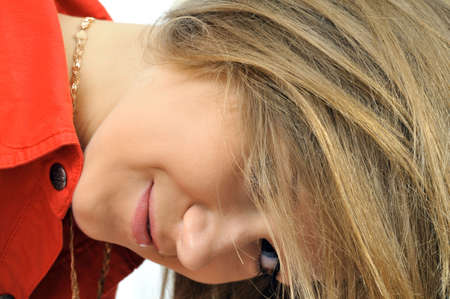 Young smiling girlの写真素材