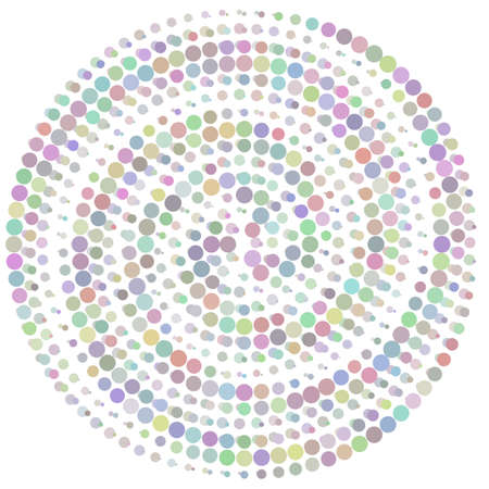 Circle abstract colorul dotted vector backgroundのイラスト素材