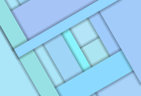 Abstract creative concept with thin lines with shadows.のイラスト素材