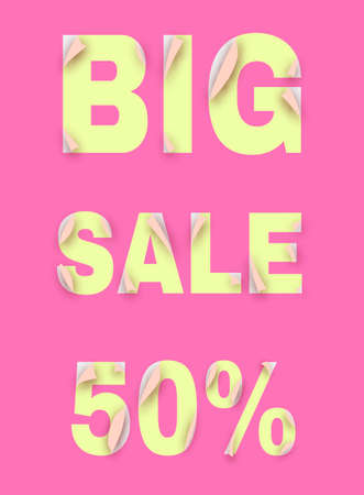 sale banner template designのイラスト素材