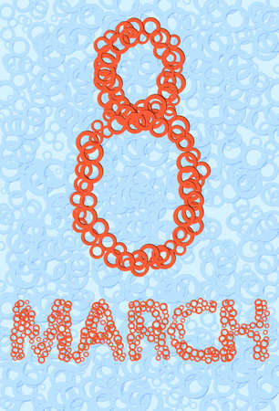 International womens day posterのイラスト素材