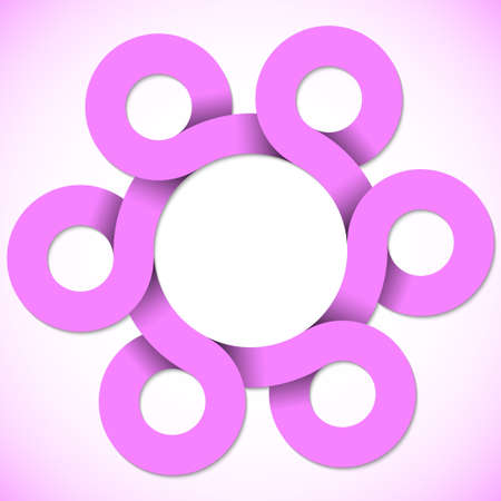 Abstract pattern with colorful circlesのイラスト素材