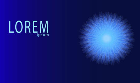 Abstract design on dark blue backgroundのイラスト素材