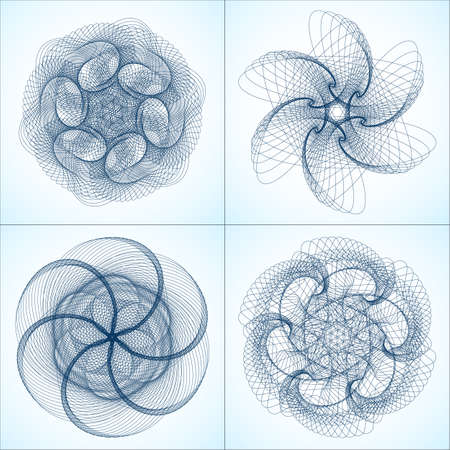 Collection of vector shapes.のイラスト素材