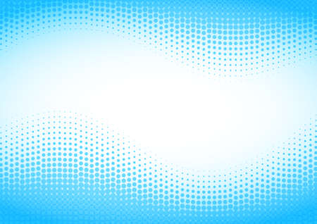 Blue halftone background.のイラスト素材