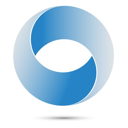 Impossible Circle Sign. Abstract Design. Templateのイラスト素材