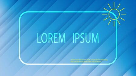 Abstract background with blue gradient lines. EPS 10 vectorのイラスト素材