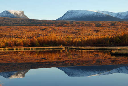 Autumn mountainの写真素材