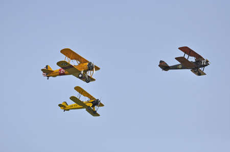 Vasteras, Sweden - May 20: Grumman AG 164 wingwalker, Scandinavian airshow at Vasteras airport,...