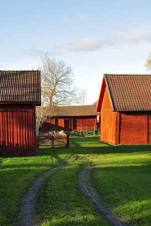 Swedish country side symbolsの写真素材