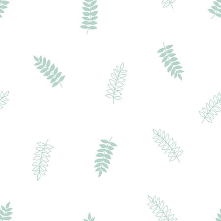 Simple pastel-colored flower seamless pattern, flat style vector illustration, symbol of spring, cozy home, spring Easter holidays celebration decor, perfect for textile, fabric, springtime decorationのイラスト素材