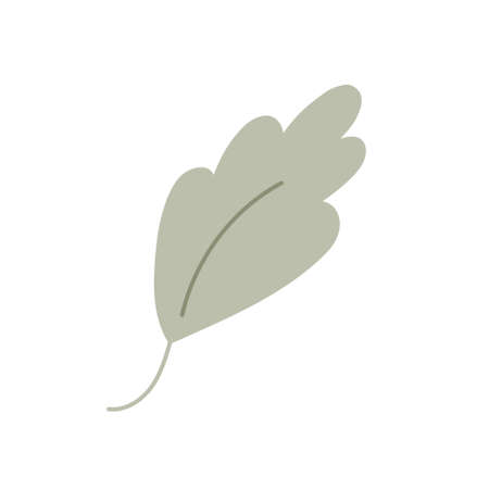 Simple pastel-colored flower in flat style vector illustration, symbol of spring, cozy home, spring Easter holidays celebration decor, clipart for cards, banner, springtime decorationのイラスト素材