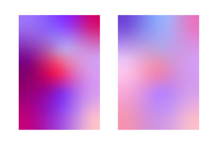 Y2k abstract holographic gradient background with warm yellow orange colored vector illustration, simple blurry textured layout, minimalist style template for web, social media, other purposesのイラスト素材