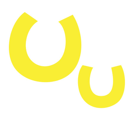 Doodle playful letter U uppercase, lowercase abc colorful cartoon funny style, English alphabet vector illustration, multicolored handwritten font letters, symbols, cute trendy decorative letteringのイラスト素材