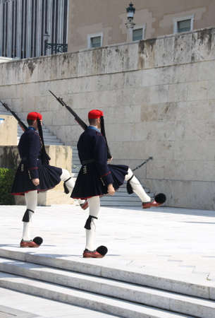 Greek guardsの写真素材