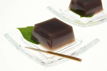 Japanese sweet jellied bean paste                    
