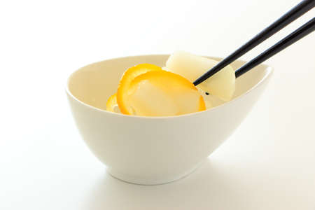 Yuzu Daikon; Pickled Japanese radish with Yuzu