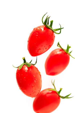 Tomato on white backgroundの写真素材