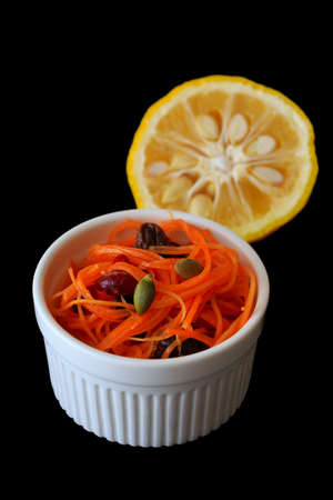 Carrot rapees : Grated carrot salad