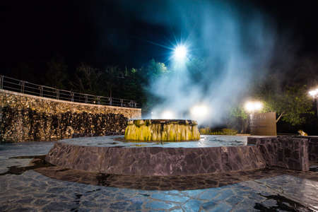 Raksawarin hot spring is the most popular place in Ranong thailand, Water 65のeditorial素材