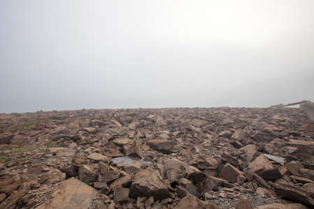 Foggy dams early morning の写真素材