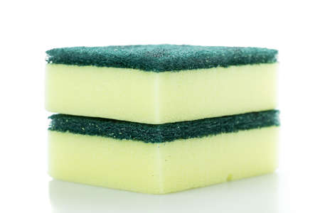 Sponges isolated on the white background.