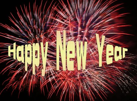 Happy New Year - Fireworksの写真素材
