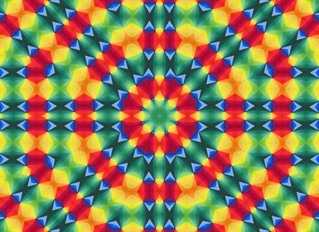 Rainbow Style Mandalaの写真素材