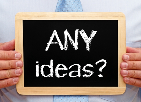 Any ideas  の写真素材