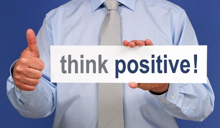 think positive  の写真素材
