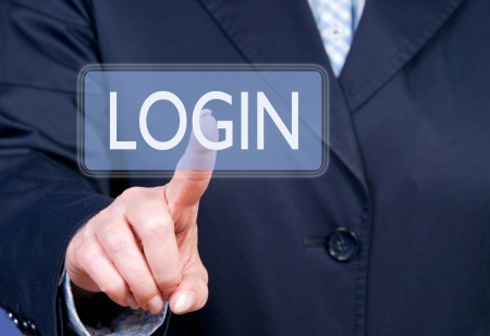 Loginの写真素材