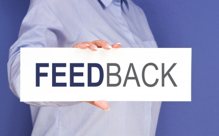 FEEDBACKの写真素材