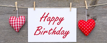 Happy Birthdayの写真素材
