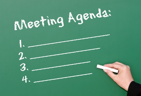 Meeting Agendaの写真素材