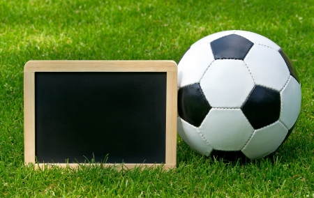 Soccer with Chalkboardの写真素材