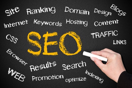 SEO - Search Engine Optimizationの写真素材