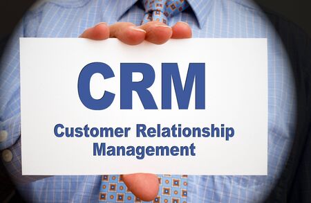CRM - Customer Relationship Managementの写真素材