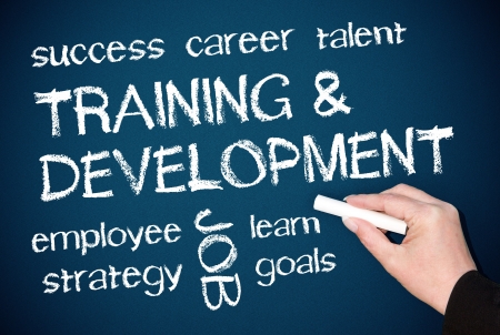 Training and Developmentの写真素材