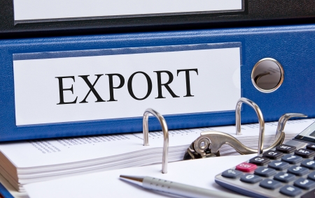 Export Binder in the Officeの写真素材