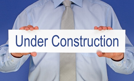 Under Constructionの写真素材