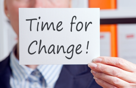 Time for Change  の写真素材