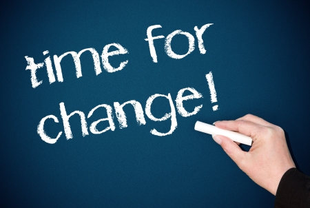 time for change  の写真素材
