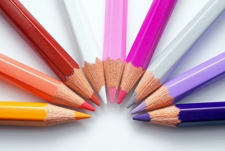 Colorful Crayonsの写真素材